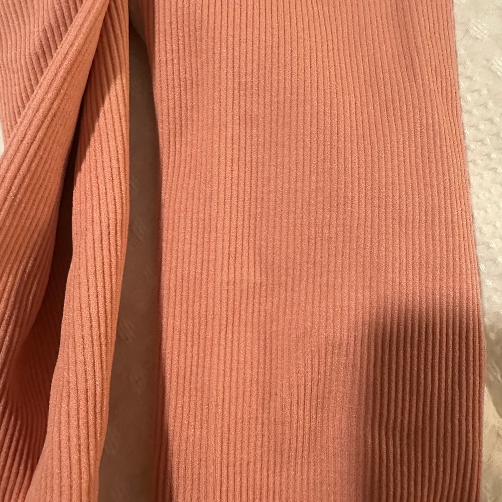Spiritual Gangster Ribbed Salmon Pants